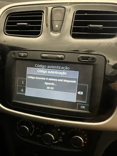 Central Multimídia Renault Logan Sandero 2019