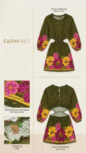 Vestido Farm Rio