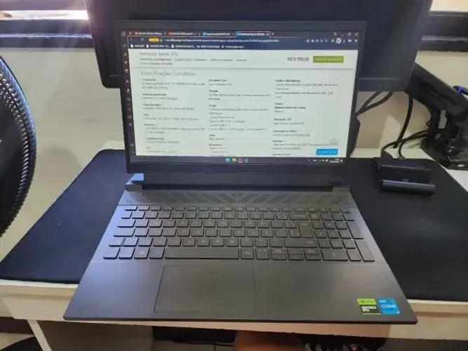 Notebook Gamer Dell G15 RTX 4050 i5 16gb ram