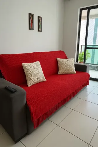 Sofá retrátil e reclinável 4 lugares 
