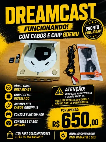 Dreamcast (Defeito no chip GDEMU)