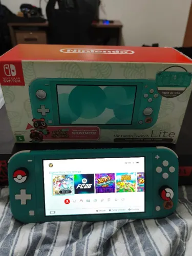 Nintendo Switch Lite - Animal Crossing (Desbloqueado)