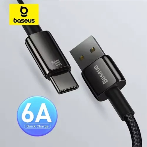 Cabo USB para USB-C Baseus 100W 2 metros