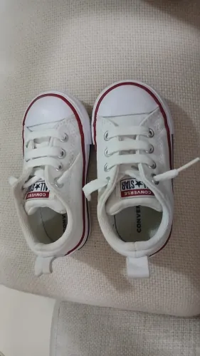 Tênis infantil All star branco importado novinho. Tamanho 20/21