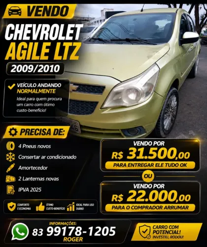 Chevrolet Agile LTZ 1.4 MPFI 8V Flexpower 5P 2010