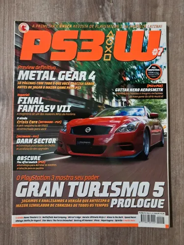 Revista PS3 World, edição 07, bem conservada