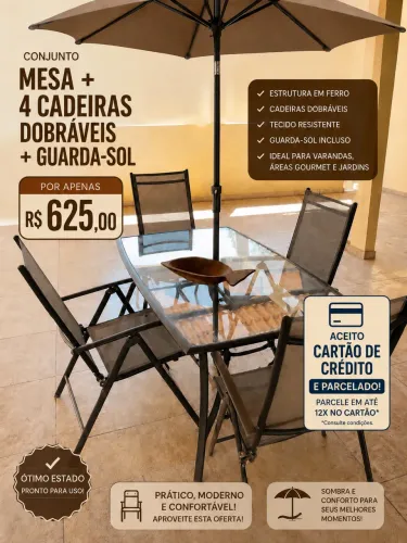 Vendo mesa jardim
