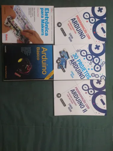 Livros Arduino e Eletrônica 5un