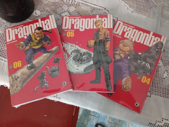 Lote de mangás Dragon Ball Clássico LACRADOS