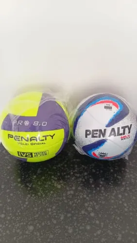 Bola de vôlei Pênalti 8.0 pró//Bola de futsal Penalty max
