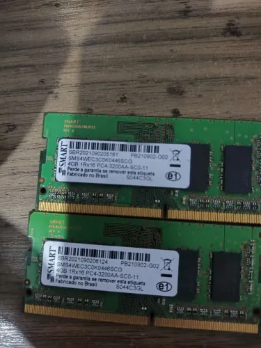 8gb de ram ddr4 para notebook 3200 MHz