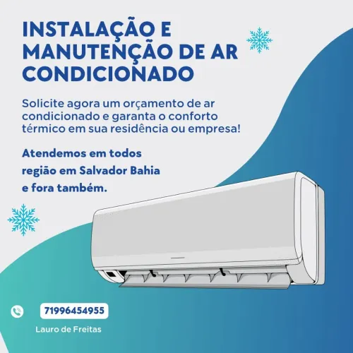 Instalação de ar condicionado 