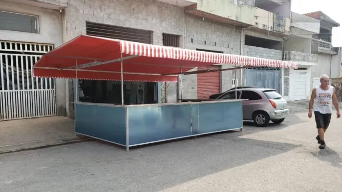 Barracas de Pastel em Aço Inoxidável - DIRETO DA FABRICA