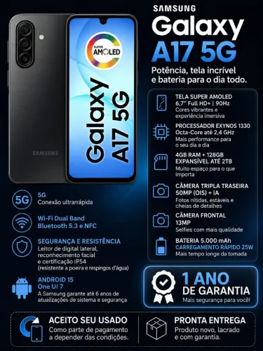 Samsung A17 5g 128/4gb
