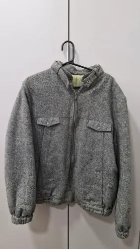 jaqueta masculina carbonera cinza 52