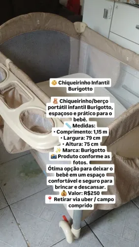 CHIQUEIRINHO INFANTIL BURIGOTTO