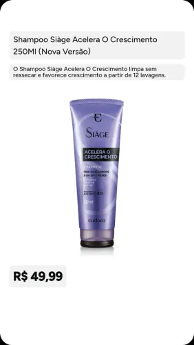 Produtos de cabelos
