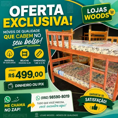 Beliche Madeira R$ 499,00 Novo Acabamento Verniz