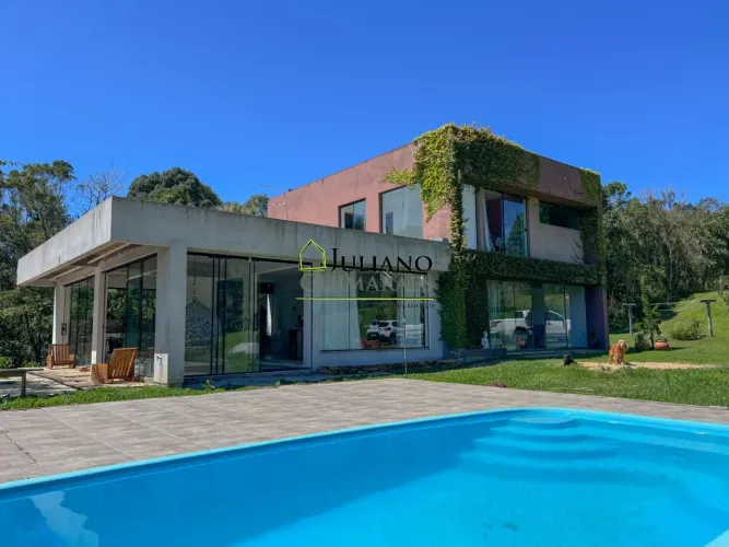 Casa AMPLA, com piscina, residencial rural à venda em Angelina SC