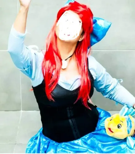 Vestido cosplay Ariel