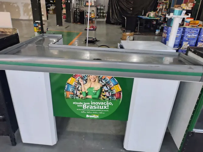 Balcão caixa para comércio 