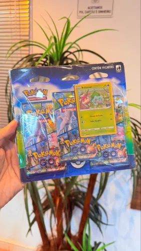BLISTER TRIPLO BR POKÉMON GO (Bulbasaur)