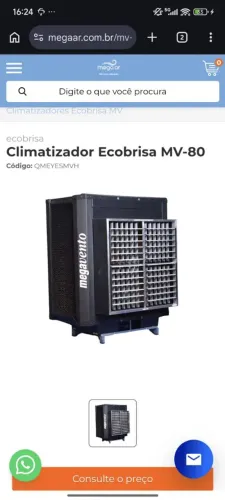 Climatizador Ecobrisa MV-80