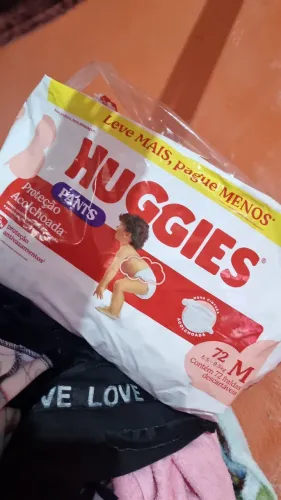 Fralda Huggies tam M 72uni (2 pacotes disponíveis)
