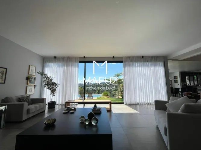 Casa maravilhosa para locação no Conde com 3 Suítes e 5 banheiros , 410 m² - Nova Lima/MG