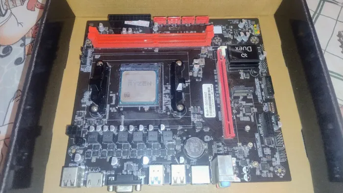 Kit Ryzen 5 2600 + Placa-mãe A320 AM4 DDR4<br><br>Se você ainda utiliza plataformas