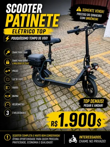 Scooter elétrica 