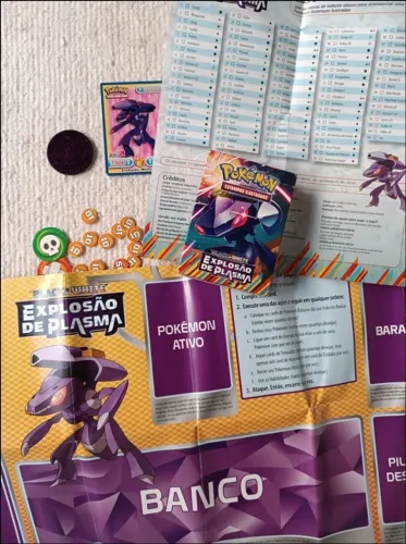 Colecionáveis Pokémon Genesect: Moeda / Caixa / Cards / Guia de Regras / Lista de Cards Po