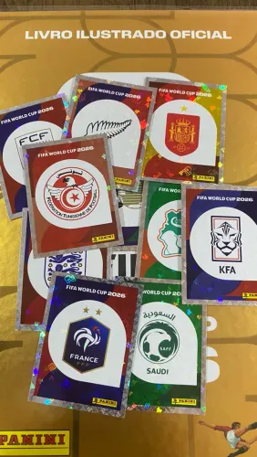 Figurinha (UND) Escudos Seleções Copa do Mundo 2026 oficiais