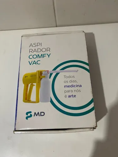 Aspirador De Secreções Portátil Manual Comfy Vac - MD (Completo na Caixa)