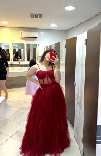 Vestido de festa - Vermelho