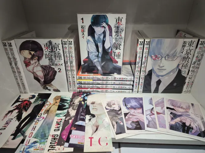 Mangá Tokyo Ghoul em japonês COMPLETO + Artbook