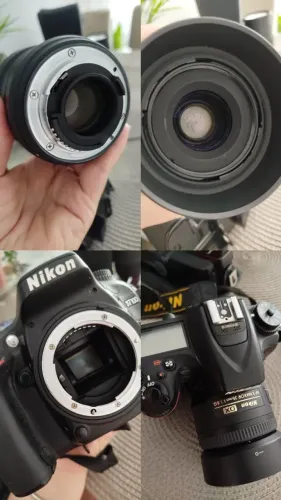 Câmera Nikon D7100 + Lente 35mm e 18-105mm + Flash Yongnuo