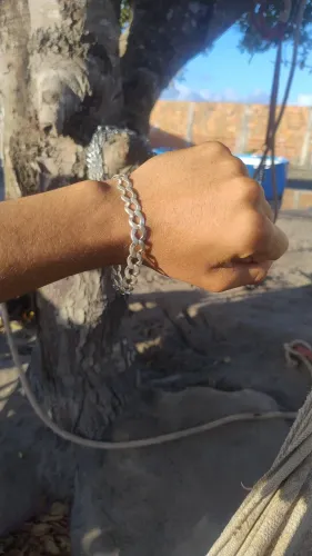Pulseira de prata 9mm