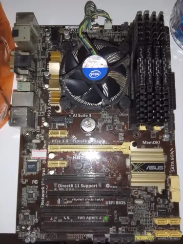 Kit placa mae, processador, memoria ram ddr3
