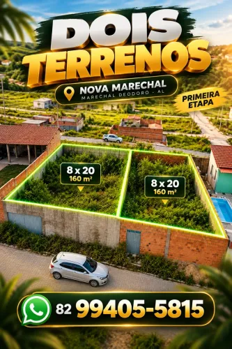 VENDO 2 TERRENOS NO NOVA MARECHAL!