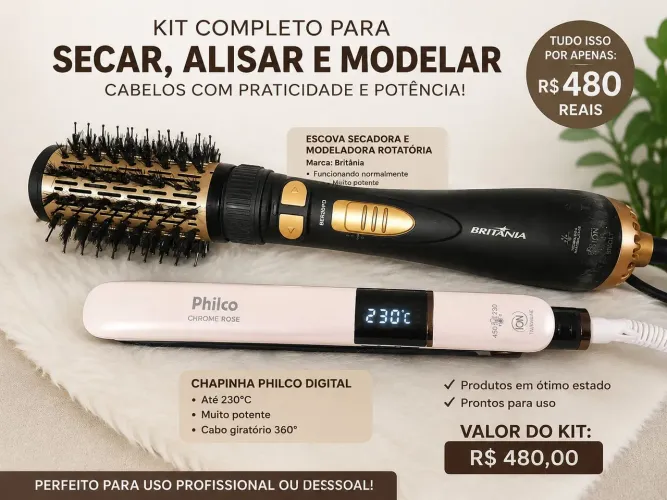 Kit alisa, seca e modela