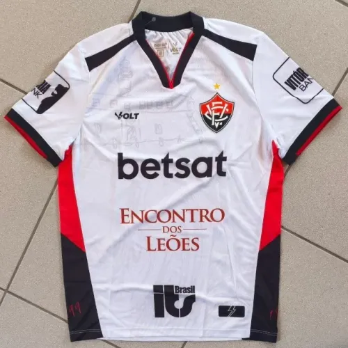 camisa original 2024 vitória ec branca volt tamanho m 2025