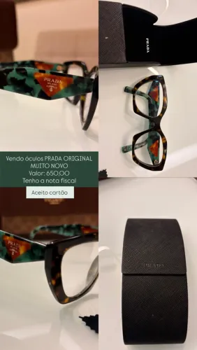 Óculos Prada original