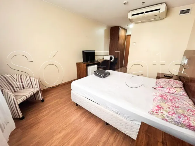 Apartamento de 22m² no Go Inn Taguatinga, mobiliado e climatizado, pronto para investir