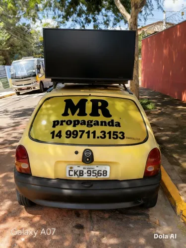Divulgação com Carro de Som Bauru 