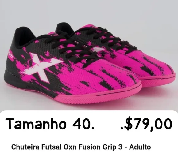 Futsal tamanho 40 OXN GripIII Indor