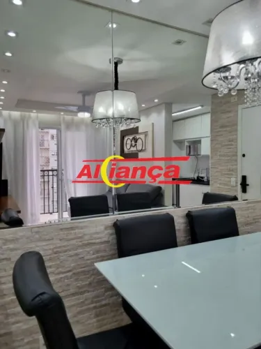 APARTAMENTO COM 2 QUARTOS A VENDA, 55M², VILA AUGUSTA- GUARULHOS-GRU/SP.