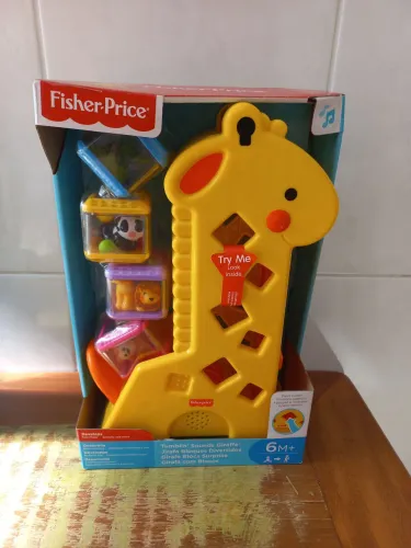 Brinquedo educativo para bebês - Girafa - Fisher Price - NUNCA USADO