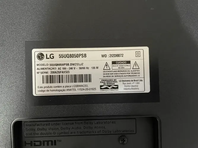TV LG Smart 4K UHD 55