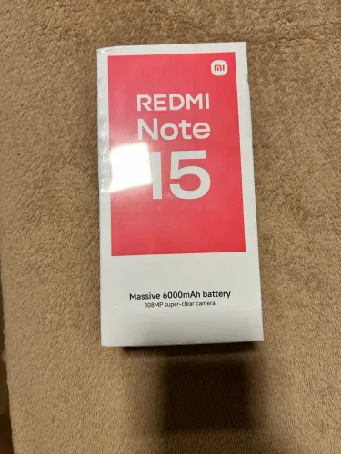 Xiaomi redmi note 15 na caixa